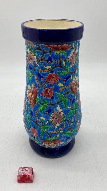 LONGWY 

Vase in Longwy enamel

H : 27 c...
