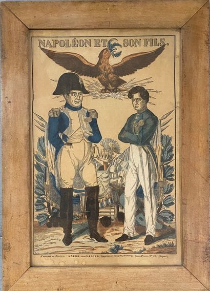 NAPOLEON AND HIS SON

Engraving

61.5 x 39.5...