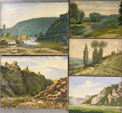 Georges KROEGER

Landscape, Rocks in the...
