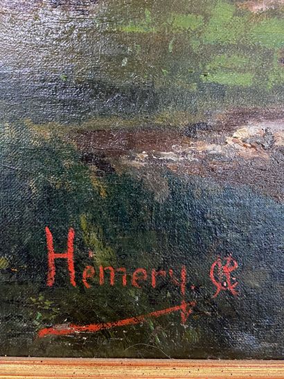 HEMERY

Shepherd and his flock

Oil on canvas...