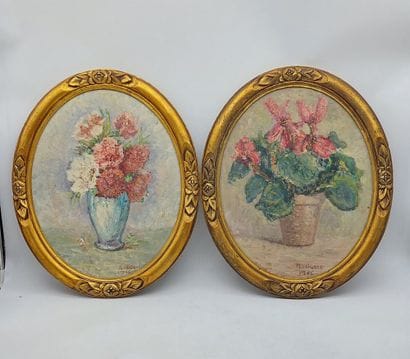 N. VAILLANT

Flower bouquet

Pair of oils...