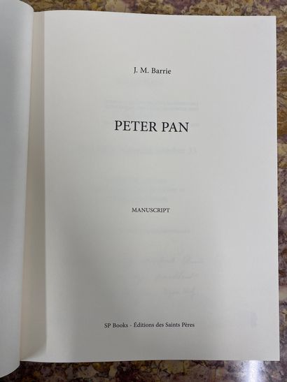 PETER PAN, J.M. BARRIE

Ed. Saints-Pères...