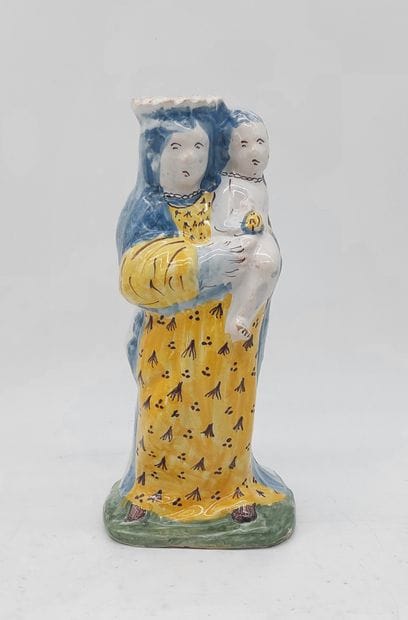 VIRGIN WITH BIRTH in Rennes earthenware

18th...