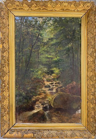 Ernst Theodor ZUPPINGER (1875-1948) 

Sous-bois

Huile...