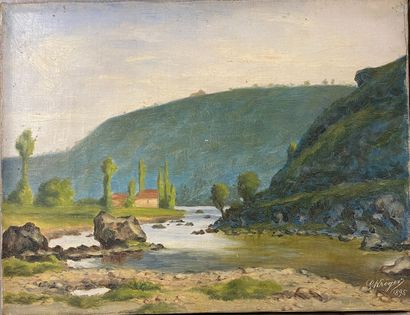 Georges KROEGER

Landscape, Rocks in the...