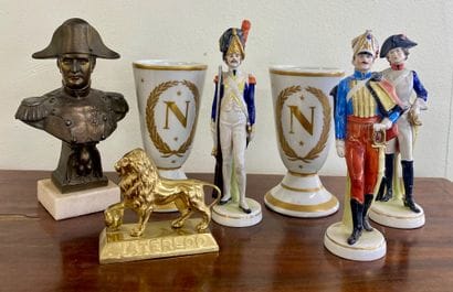 NAPOLEONIC MEMORIES

- pair of white porcelain...