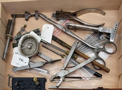 SET of antique rifle and miscellaneous t...