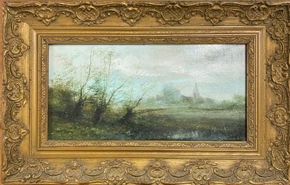 Late 19th century school 

Landscape with...