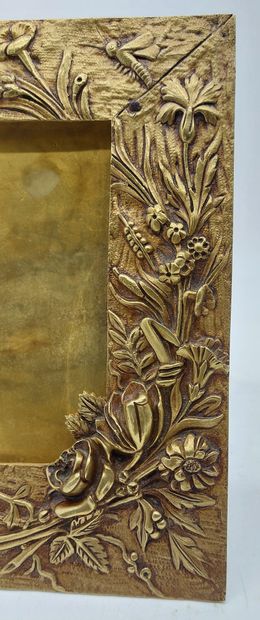 BEAUTIFUL PHOTO FRAME in bronze decorated...
