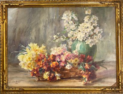Edith KROEGER

Panier fleuri

Aquarelles

Signées...