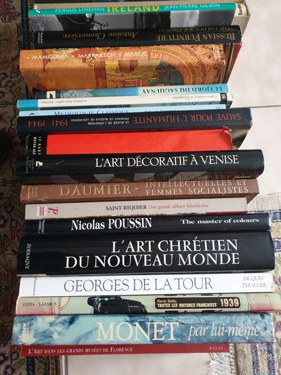 IMPORTANT LOT OF LARGE-format ART BOOKS (in...