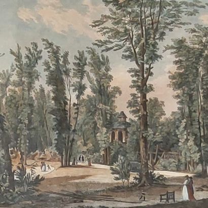 Around 1800

Two watercolour engravings

Ermenonville...