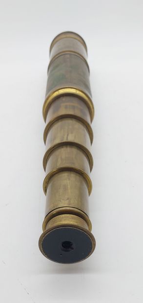 IMPORTANT LONG VIEW in brass 

(as is, to...