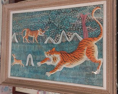 LOT OF PICTURES (watercolors, reproductions,...