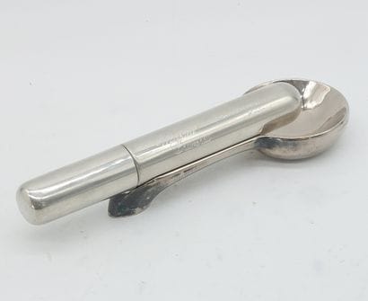 CIGAR CASE and holder with ashtray in silver-plated...