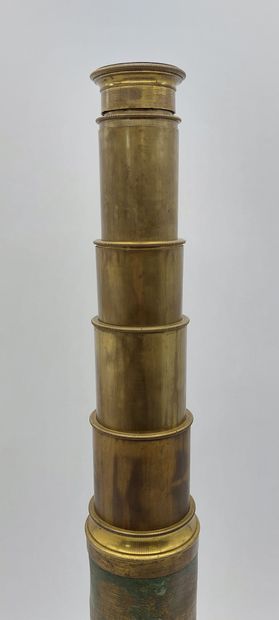IMPORTANT LONG VIEW in brass 

(as is, to...