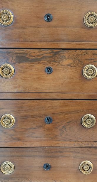 WEEKEND cabinet in rosewood veneer, seven...