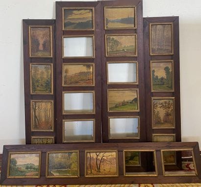 Georges KROEGER

Set of 17 small oil paintings

Landscapes,...
