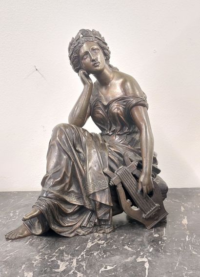 HABERT

Femme à la lyre

Bronze signé

H...