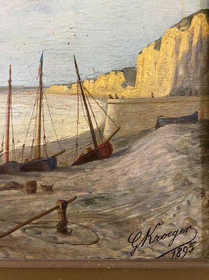 Georges KROEGER

Bord de mer et voiliers

Huile...