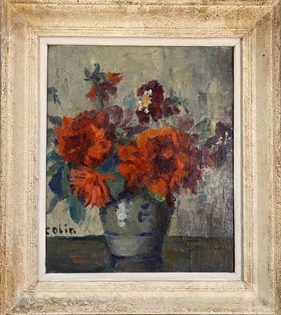 COLIN

Bouquet de fleurs

Huile sur carton...