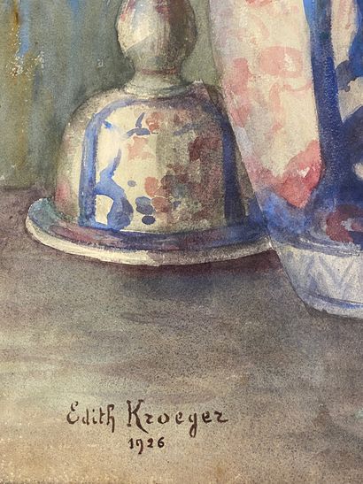 Edith KROEGER

Bouquet de fleurs

Aquarelle

Signée...