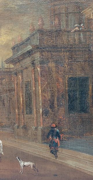 19th century SCHOOL

Busy street

Oil on...