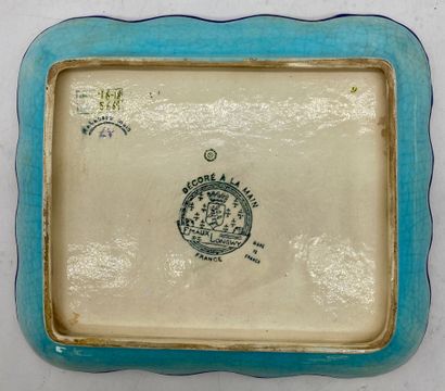LONGWY

Longwy enamel dish decorated with...