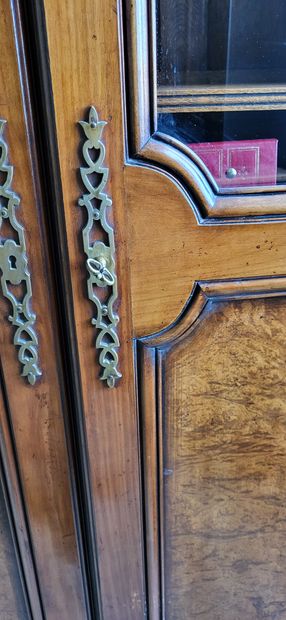 LIBRARY-WINDOW in cherry wood 

Bressan style

H...