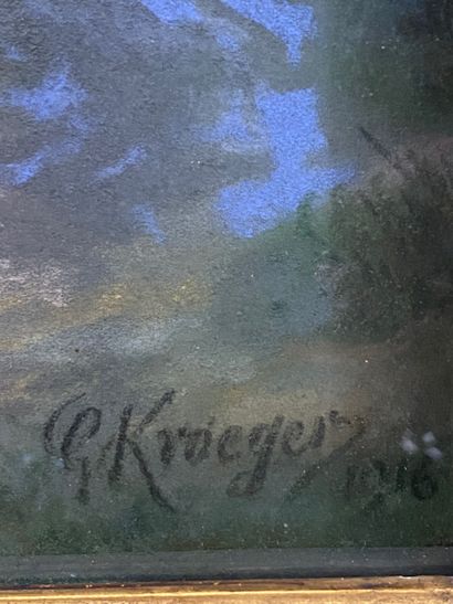 Georges KROEGER

Paysage au lac

Pastel

Signé...