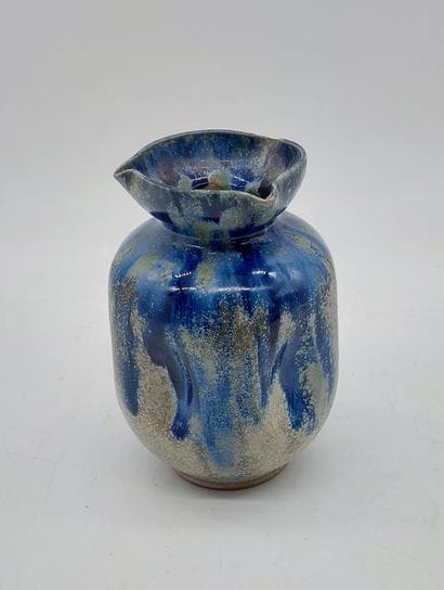 Charles GREBER (1853-1935) 

Vase 

Glazed...