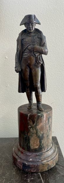 FULL-LENGTH NAPOLEON

Bronze, marble base...