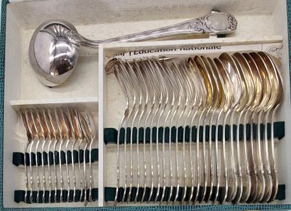 silver-plated metal HOUSEHOLD in box including...