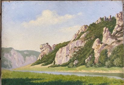 Georges KROEGER

Landscape, Rocks in the...