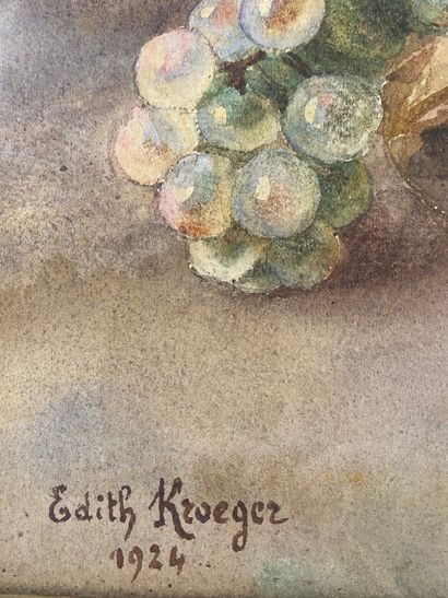 Edith KROEGER

Still life with flowers and...