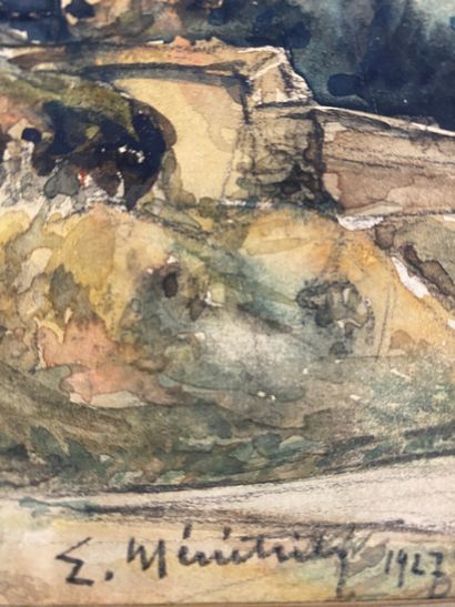 Eric MÉNÉTRIER (XX) 

Eglise

Aquarelle sur...