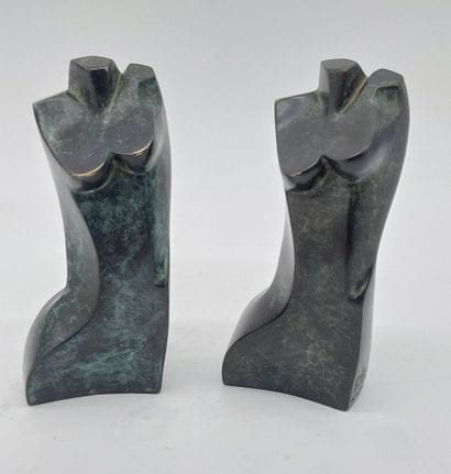 MONNAIE DE PARIS FOUNDRY

Two bronze busts...