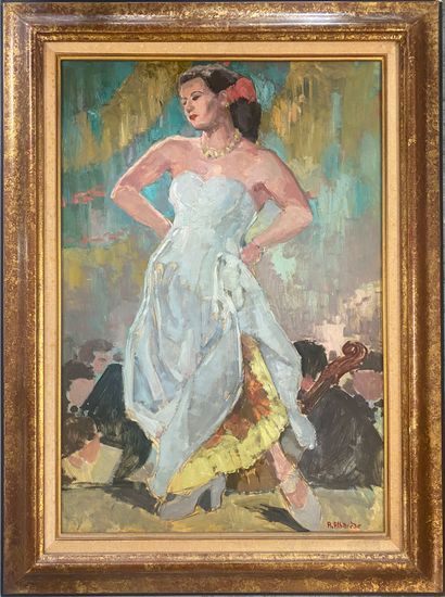 André René ALBAREDE (XIX-XX)

Danseuse

Huile...