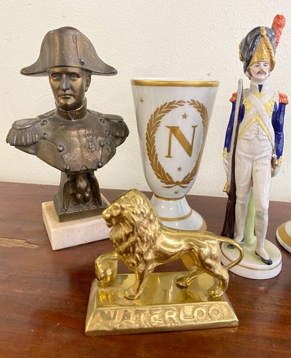 NAPOLEONIC MEMORIES

- pair of white porcelain...