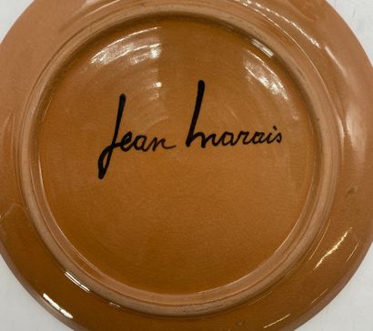Jean MARAIS (1913-1998) 

Bougeoir en céramique,...