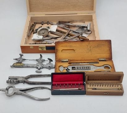 SET of antique rifle and miscellaneous t...
