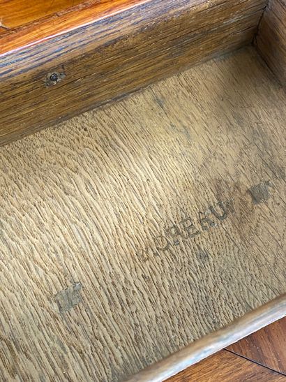 BONHEUR DU JOUR in marquetry opening with...