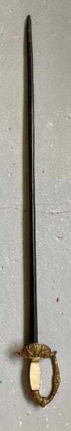 Officer's EPEE, bronze and mother-of-pearl...
