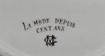 CREIL AND MONTEREAU

Twelve plates with printed...