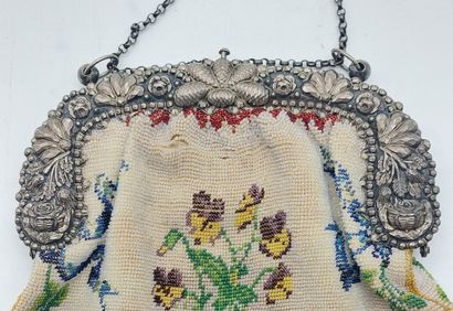Beaded embroidered MINAUDIERE decorated with...
