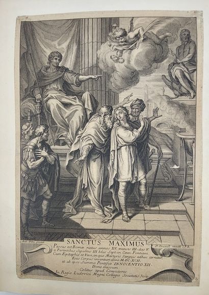 COLLECTION OF ANTIQUE ENGRAVINGS

XVI-XVIIIth...