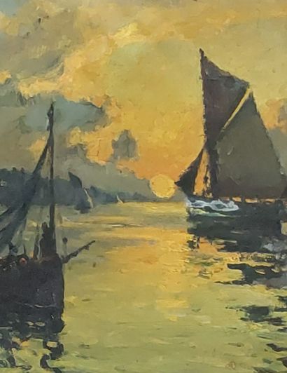 R. FOUQUES

Marine

Huile sur toile signée...