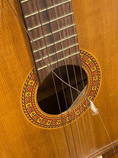 TWO GUITARS, one with cover

(one damaged,...