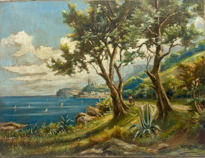 Émile TATIN (1901-2000) 

Seaside

Oil on...