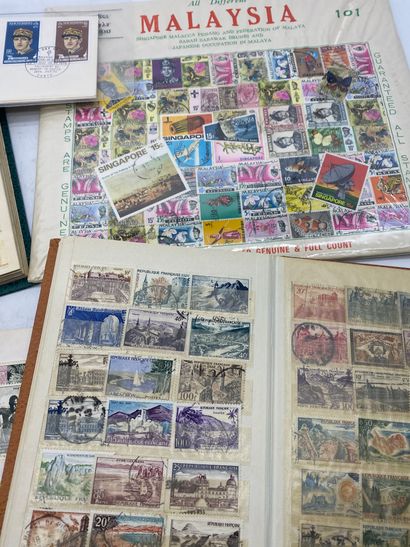 LOT OF semi-modern stamps